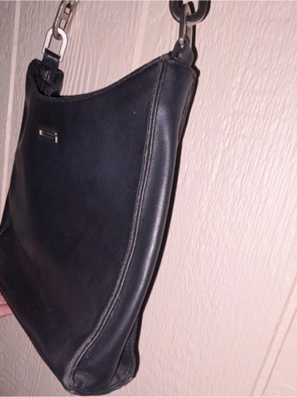 Classic Black Shoulder Bag - Women's Everyday Tote - Picture 2 of 6